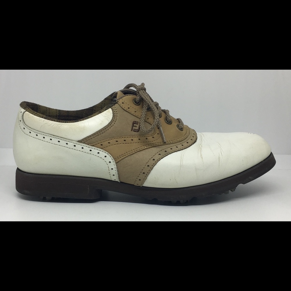Footjoy SoftJoys Spikes Women's Sz 7.5M Golf Shoes